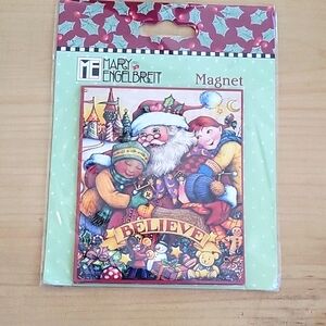 Mary Englebreit "Believe Santa" Magnet